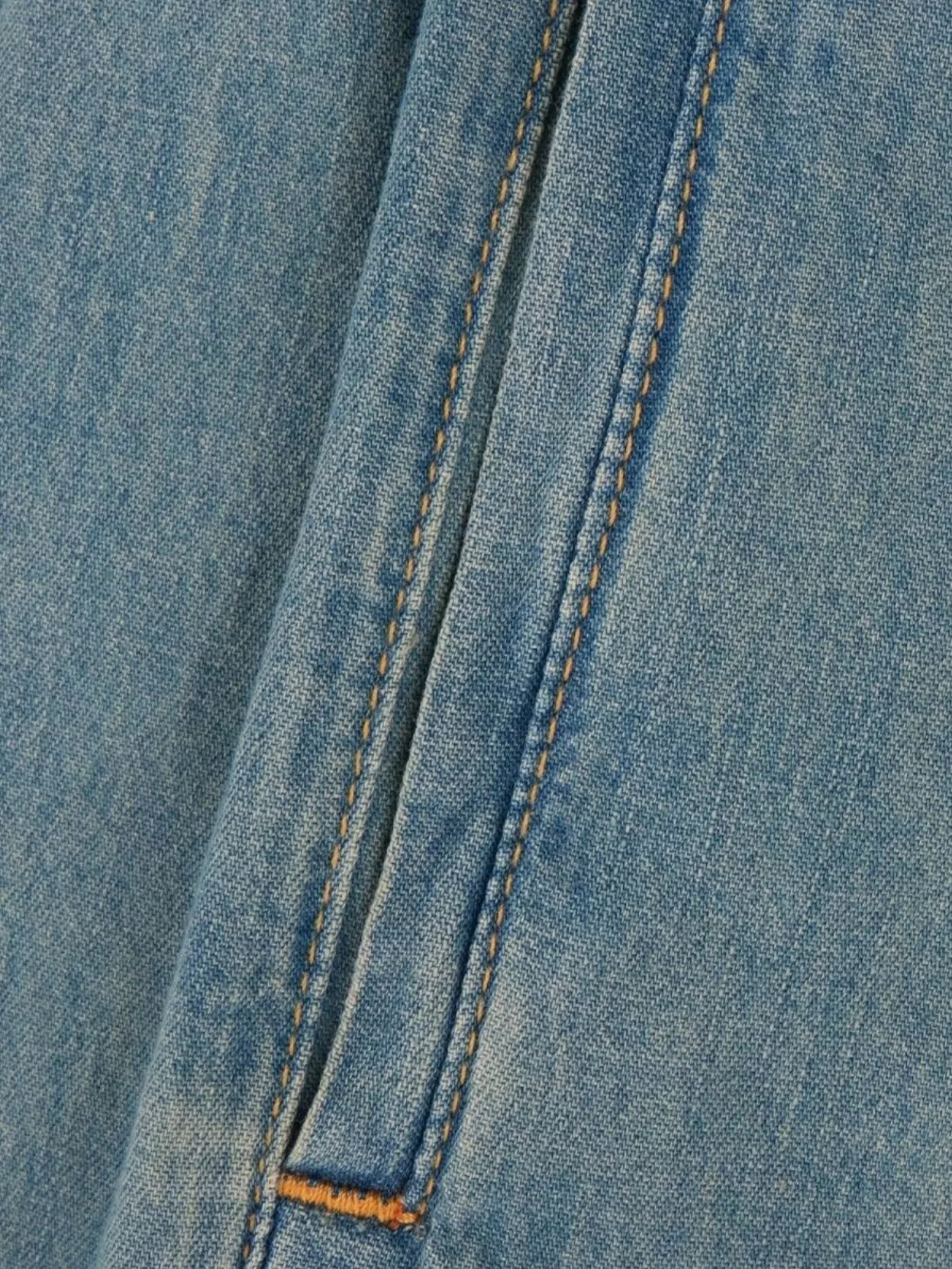 Moschino Button Detail Denim Shorts