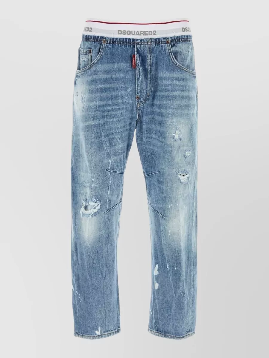 Dsquared2 denim straight-leg jeans