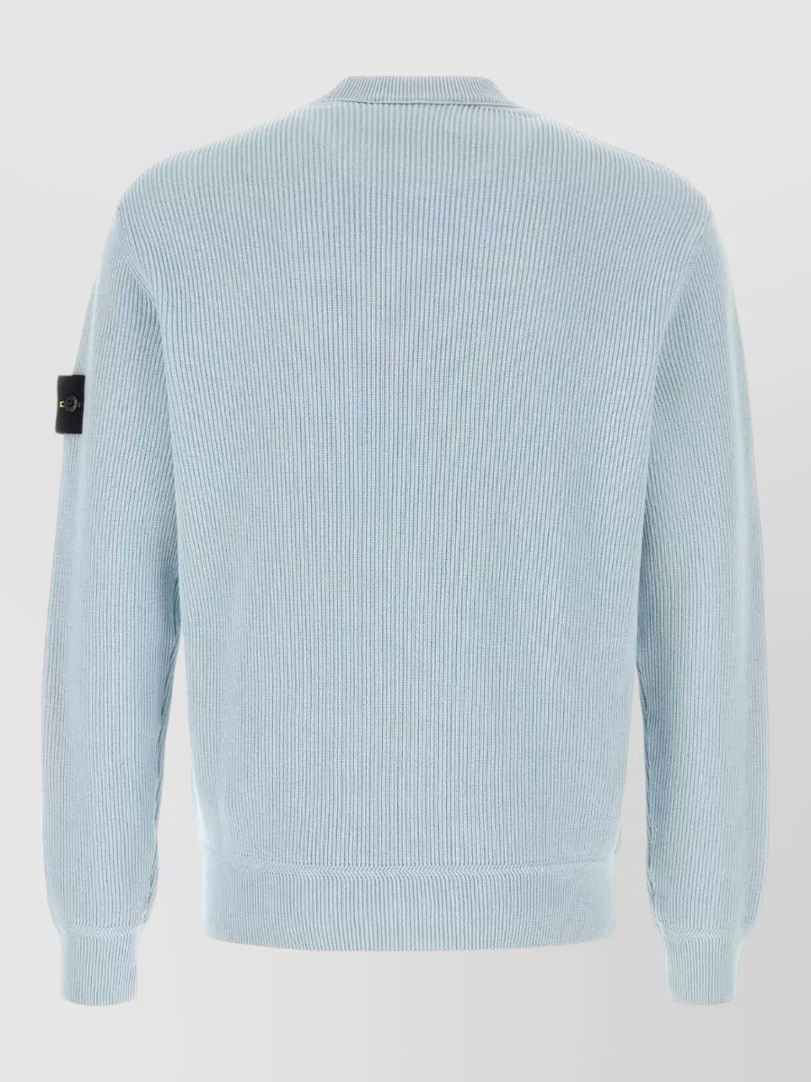 Stone Island Cotton Crew Neck Sweater Long Sleeves