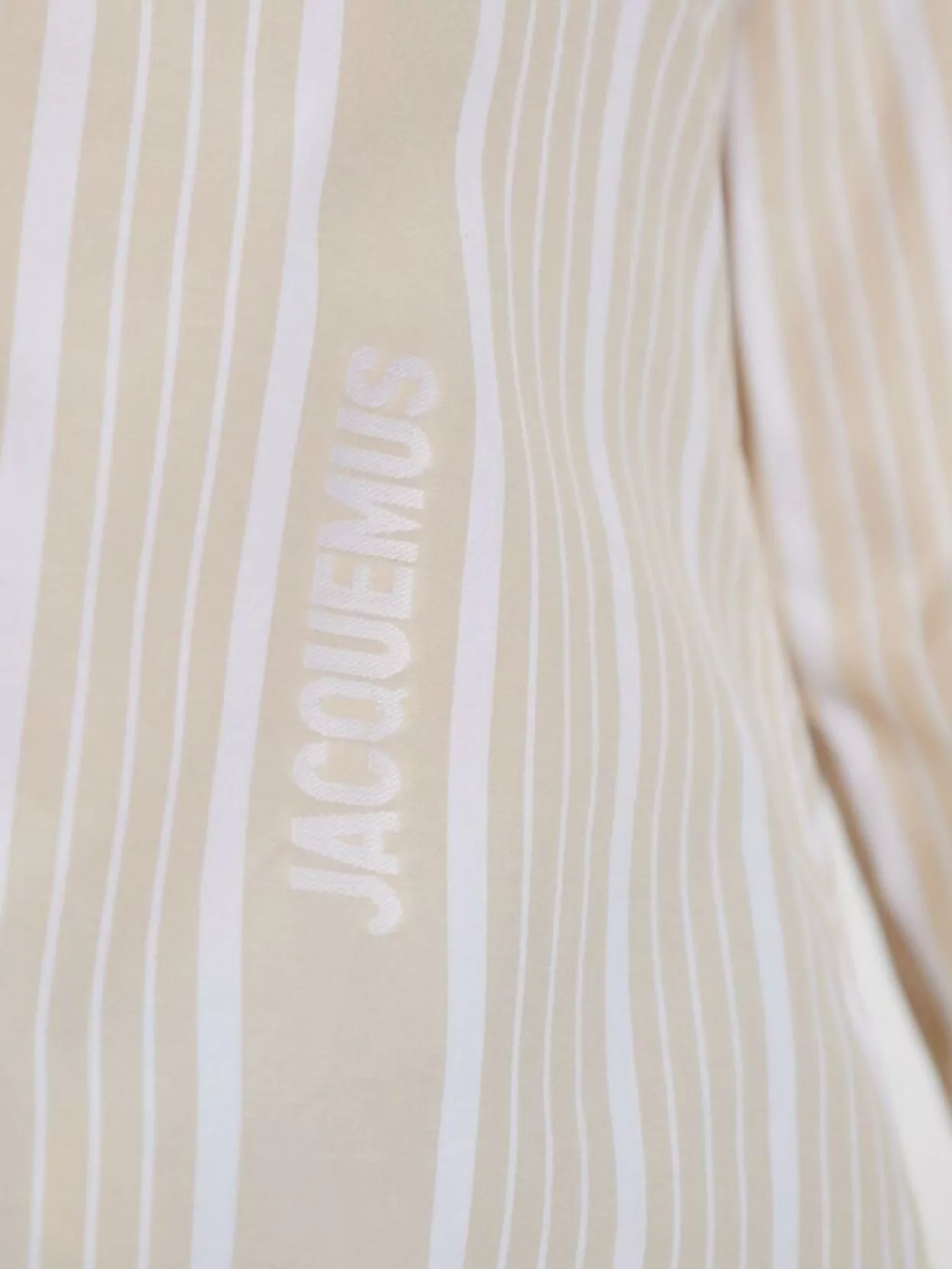 Jacquemus Pablo Striped Asymmetric Spread Collar Shirt