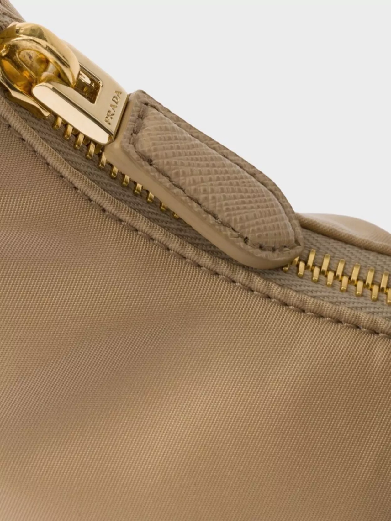 Prada Top Handle Shoulder Bag With Gold Hardware