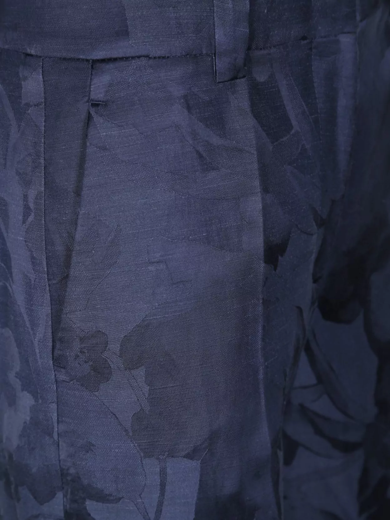 INCOTEX TROUSERS WITH BELT LOOPS AND PLEATED DESIGN
