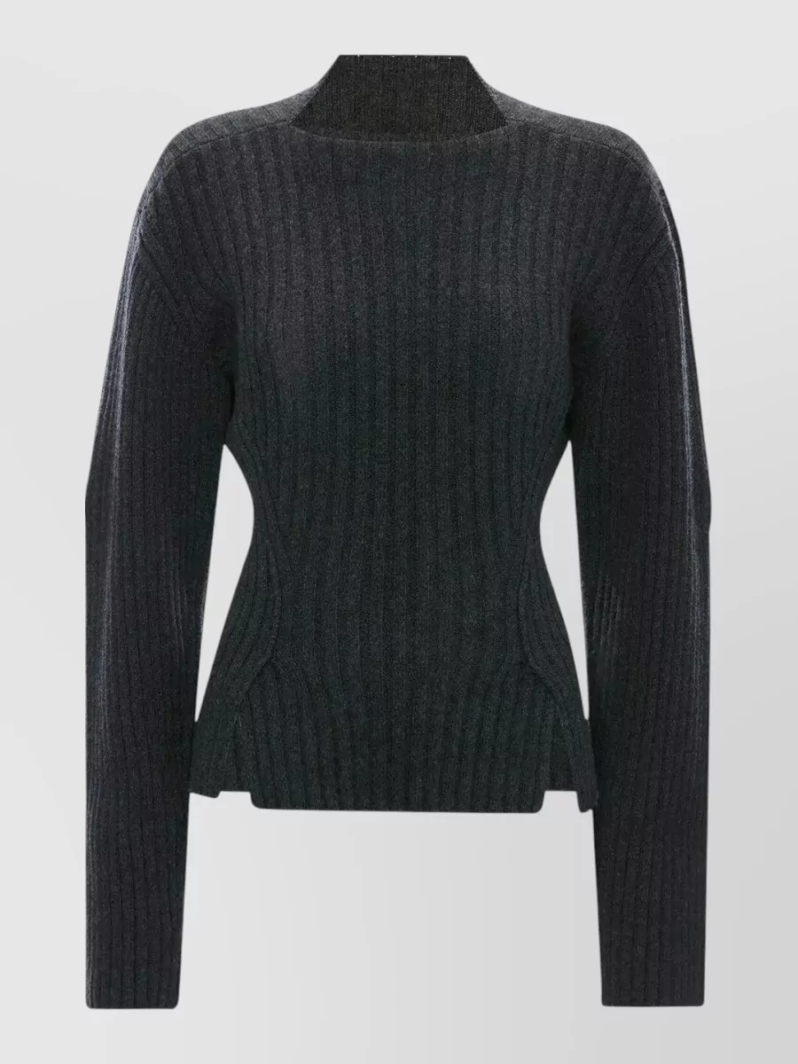 Victoria Beckham cashmere ribbed turtleneck sweater