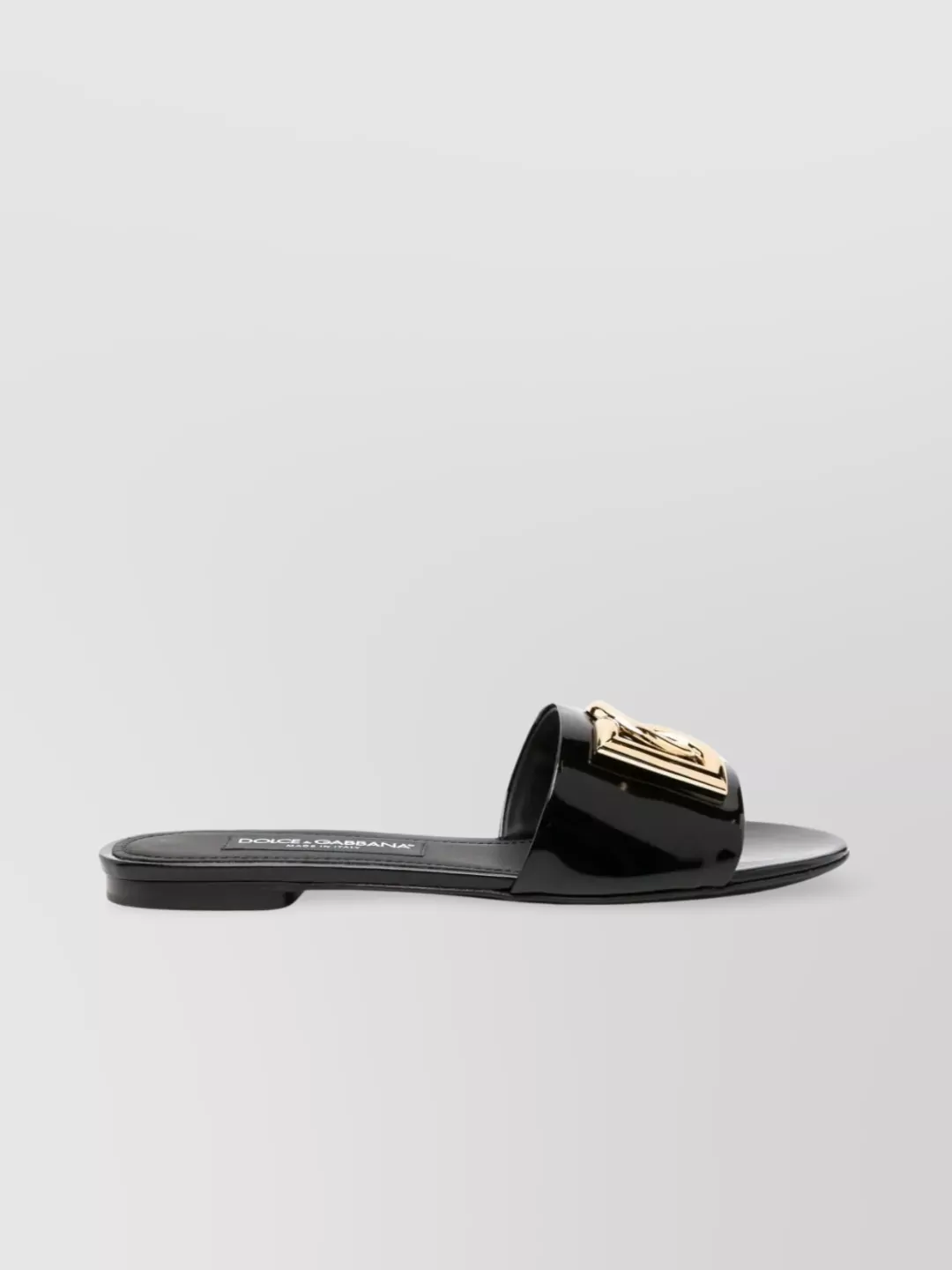 Shop Dolce & Gabbana Glossy Open Toe Sandals