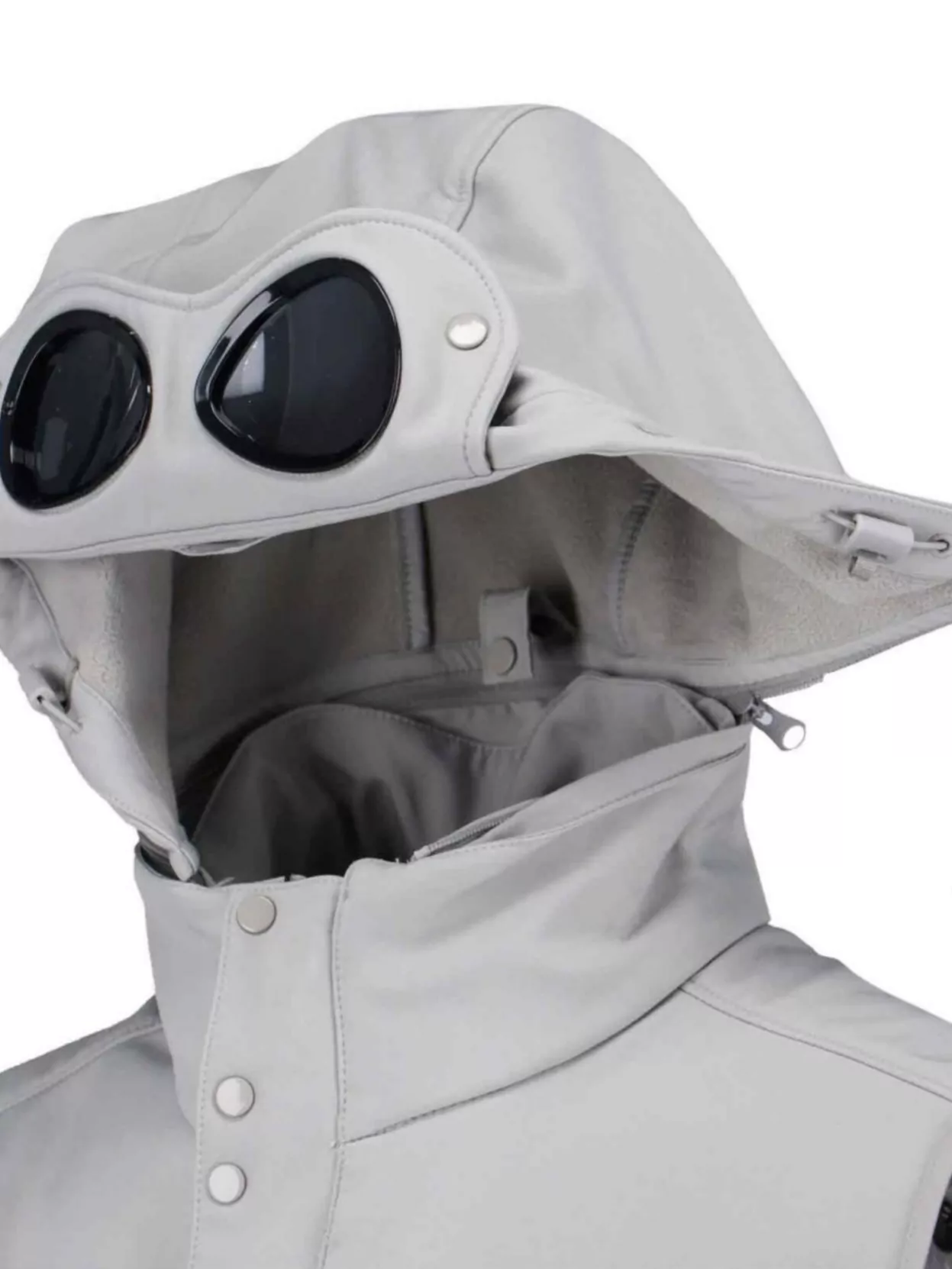 C.p. Company Sleeveless Soft Shell Jacket Hood