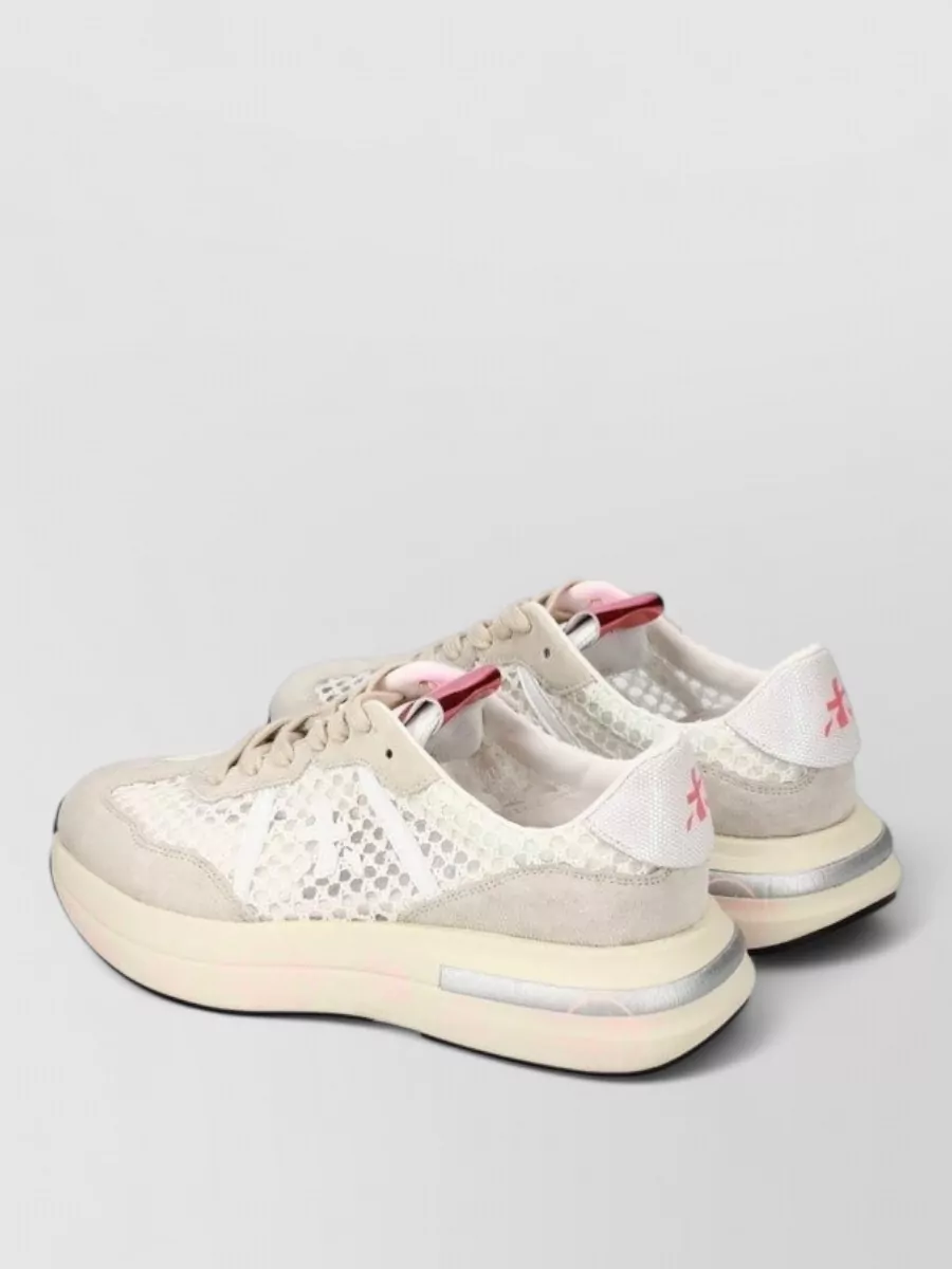 Premiata Leather Low-Top Sneakers