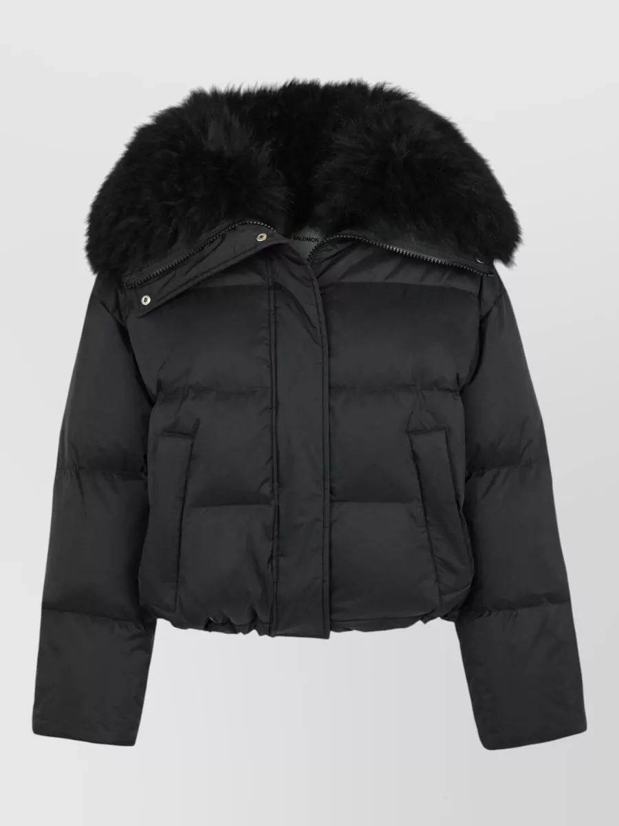 Yves Salomon down short puffer jacket
