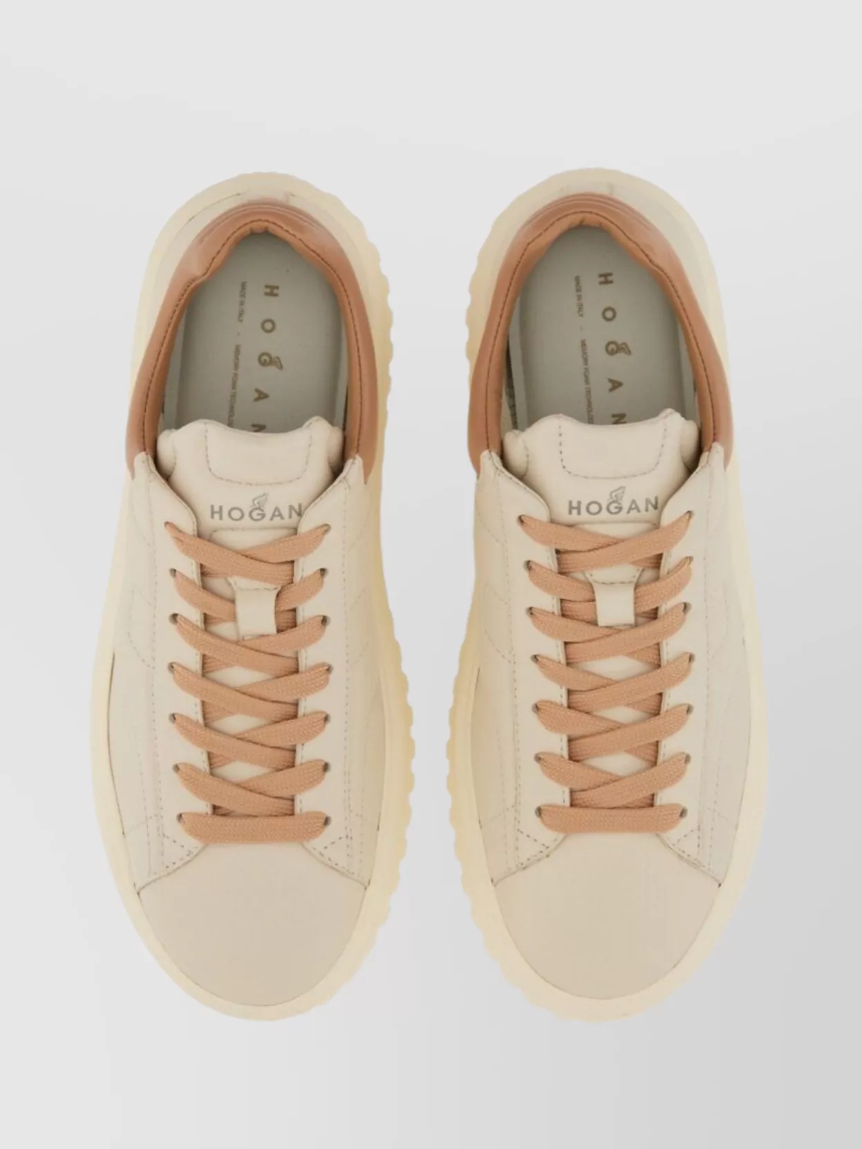 Hogan Chunky Sole Sneakers With Contrast Heel Tab