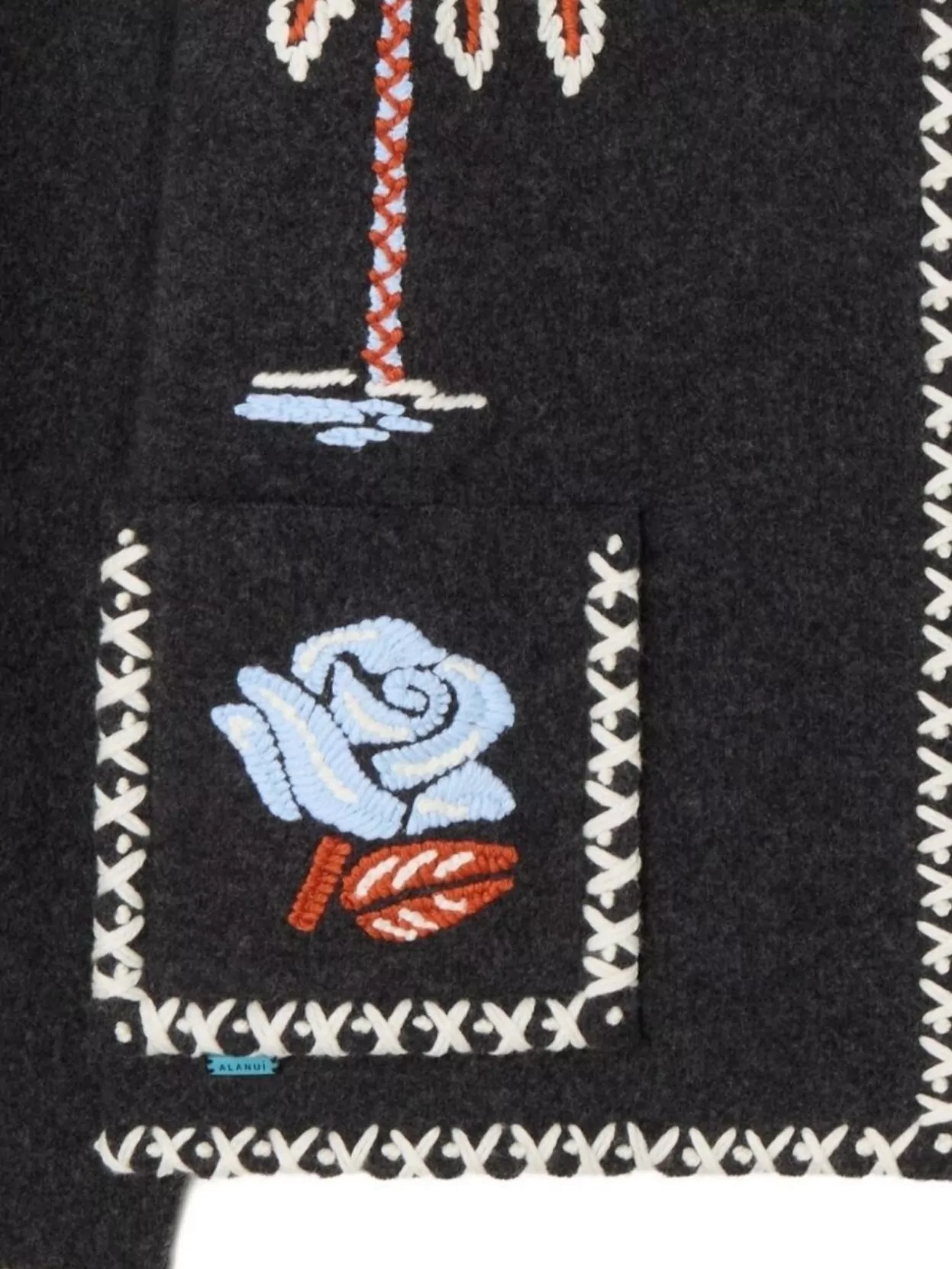 Alanui Embroidered Jacket Front Pockets