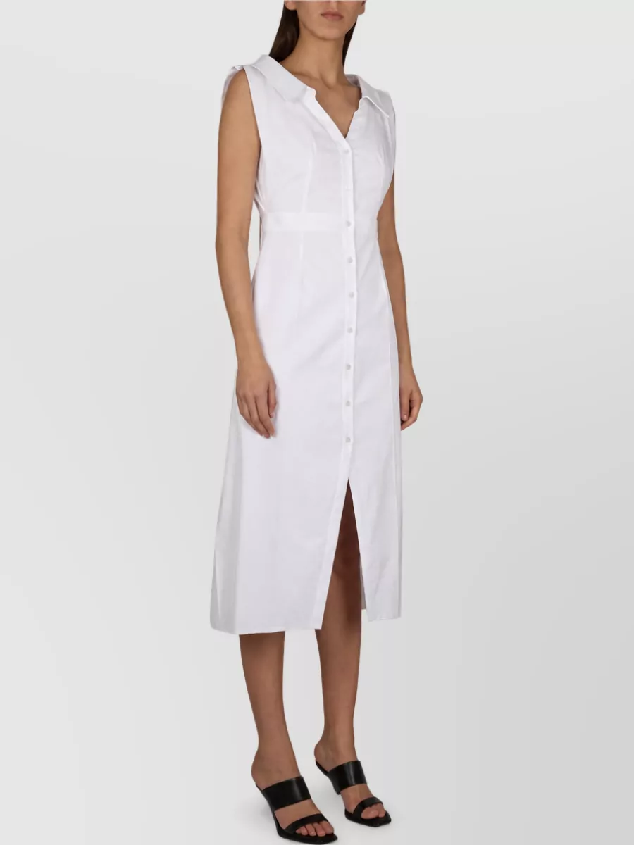 Alexander Mcqueen Cotton Midi Dress