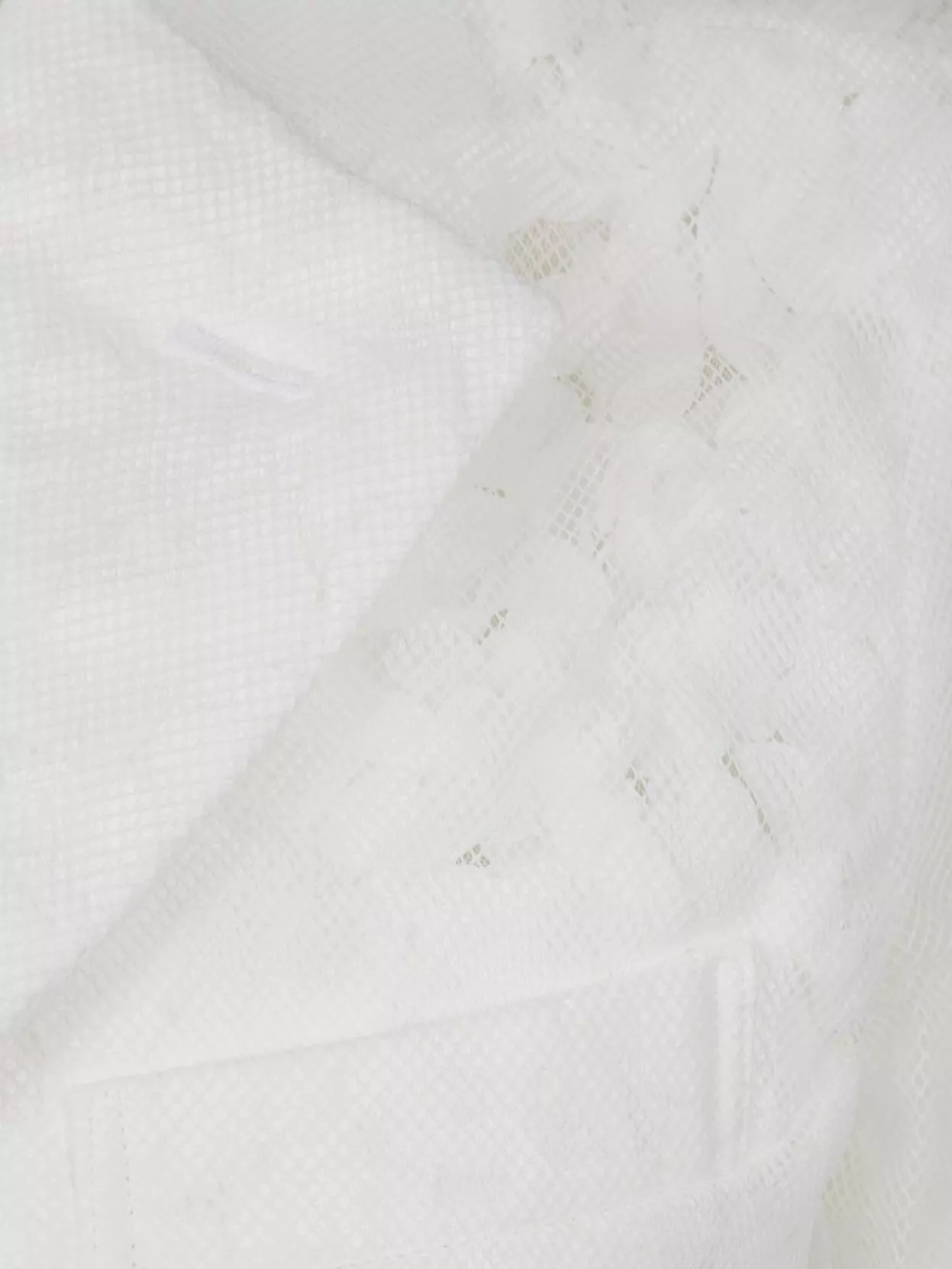 Comme Des Garçons Long Sleeved Chiffon Jacket In White
