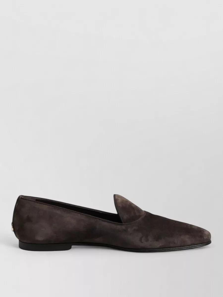 Dolce&Gabbana Velvet Leather Loafers