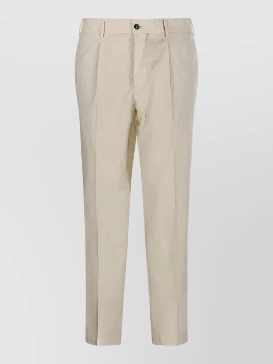 Santaniello cotton straight-leg chinos