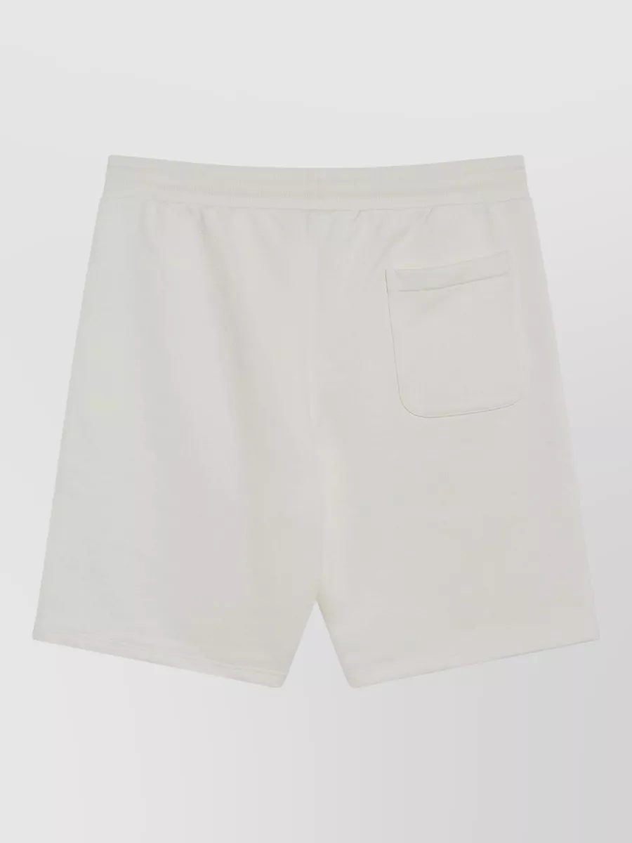 Ami Paris Ami De Coeur Bermuda Shorts Ribbed Waistband