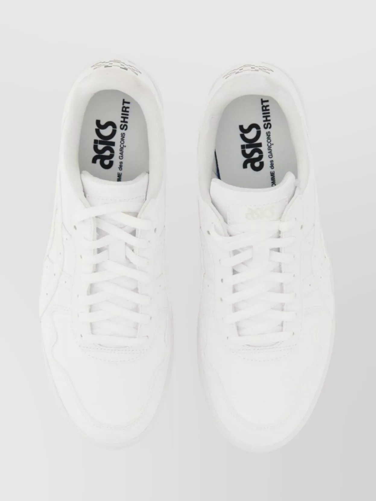 Comme Des Garçons Shirt X Asics Leather Low-Top Sneakers