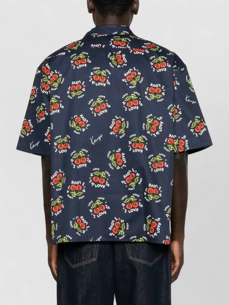 Kenzo Printed Short-Sleeve Shirt
