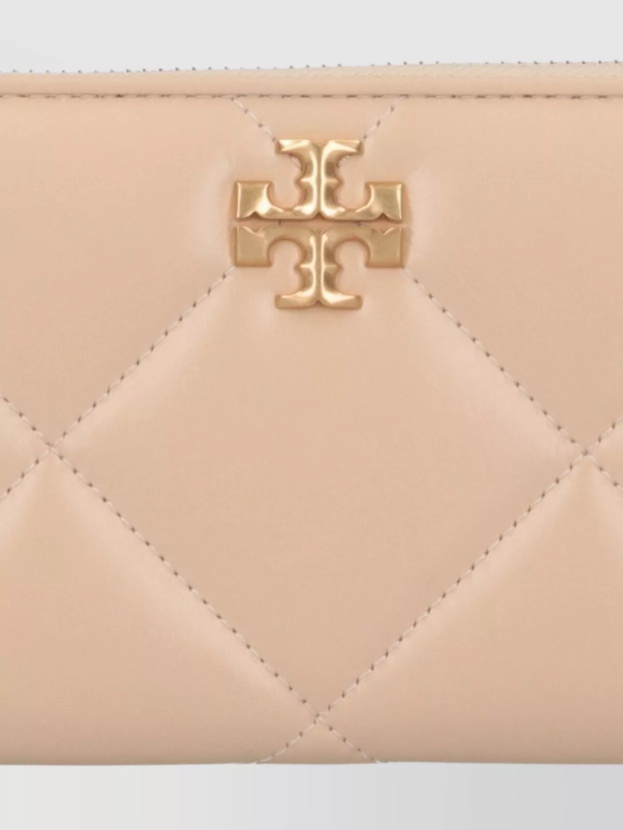 Tory Burch Quilted Pattern Leather Wallets