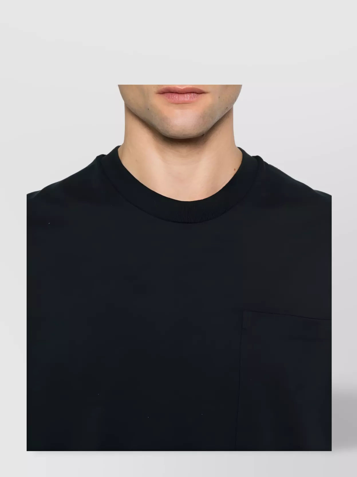 Jil Sander Crew Neck Cotton T-Shirt With Chest Pocket