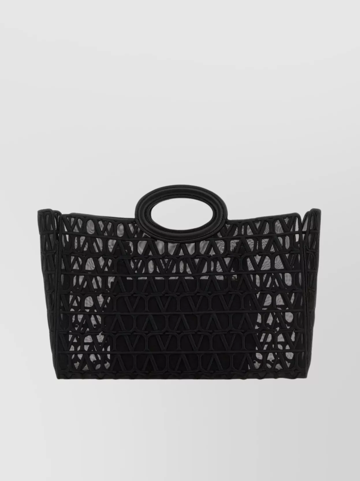 Shop Valentino Iconographe Le Troisième Shopping Bag In Black