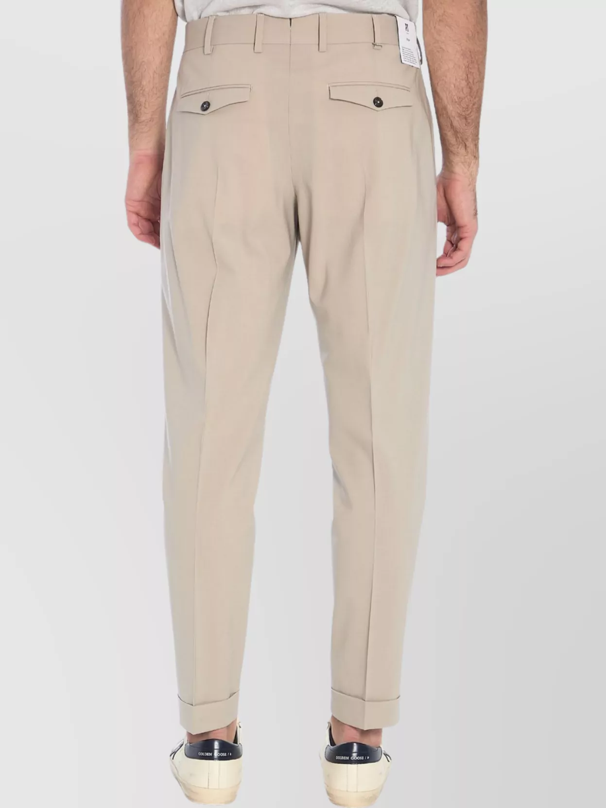 Pt Torino Rebel Pleated Wool Blend Trousers