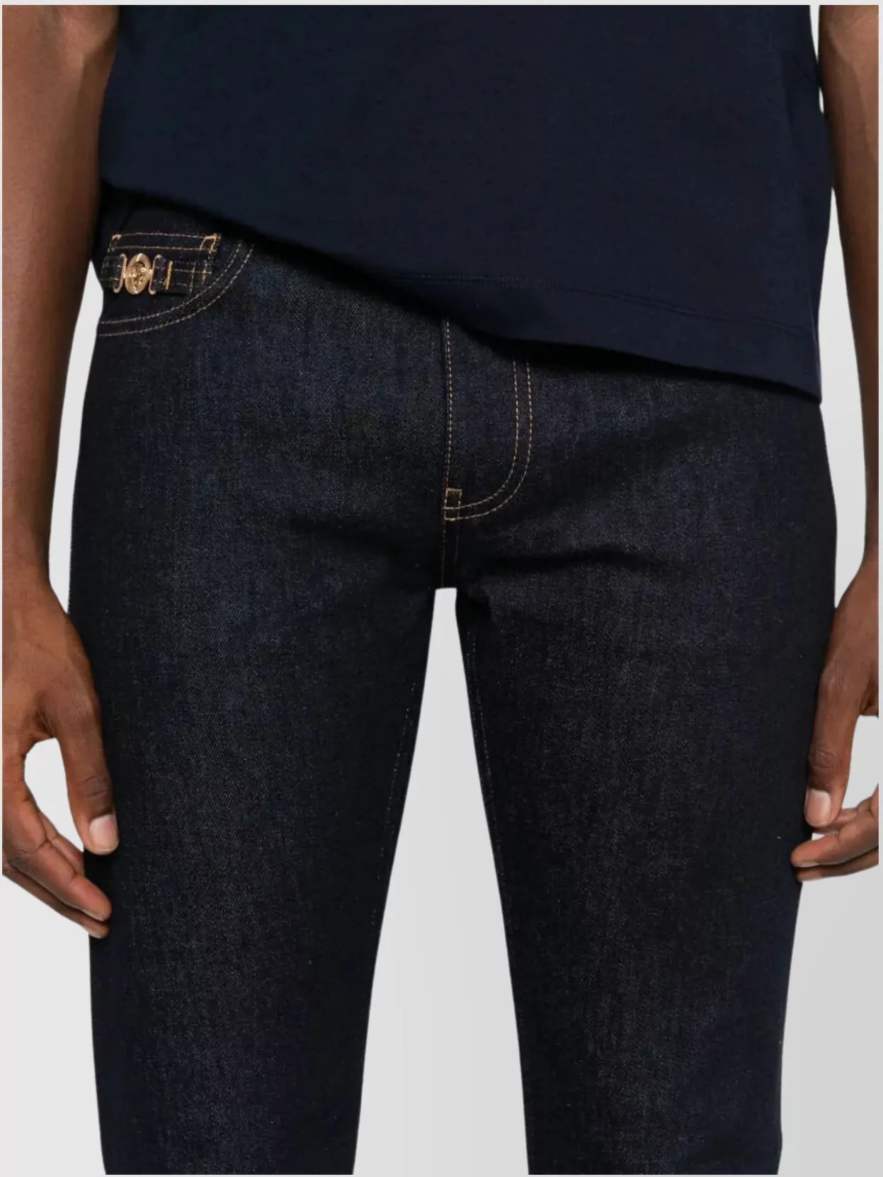 Versace Denim Five Pockets Trousers