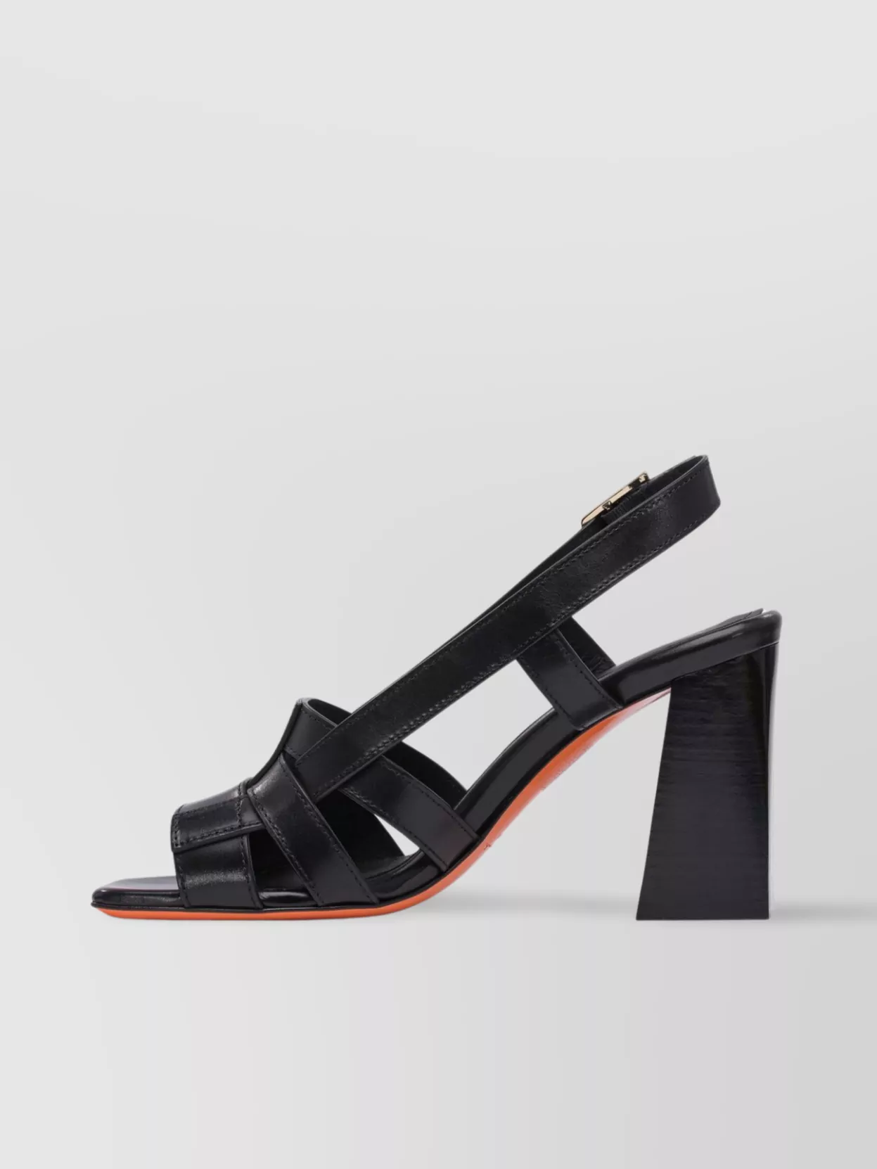 Santoni Toe Strap Sandals Buckle Detail