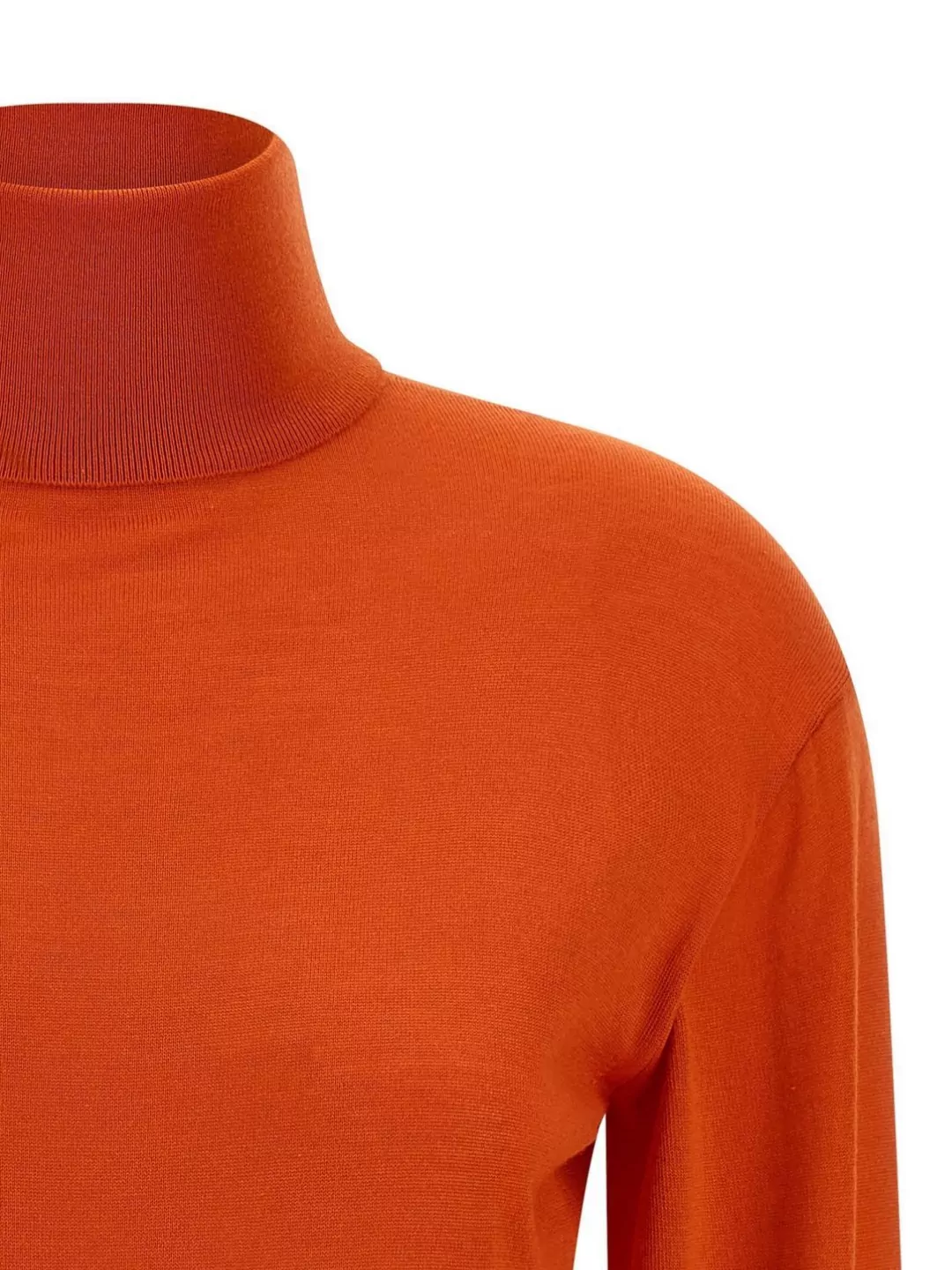 Saint Laurent Cashmere And Silk Turtleneck Knit Sweater