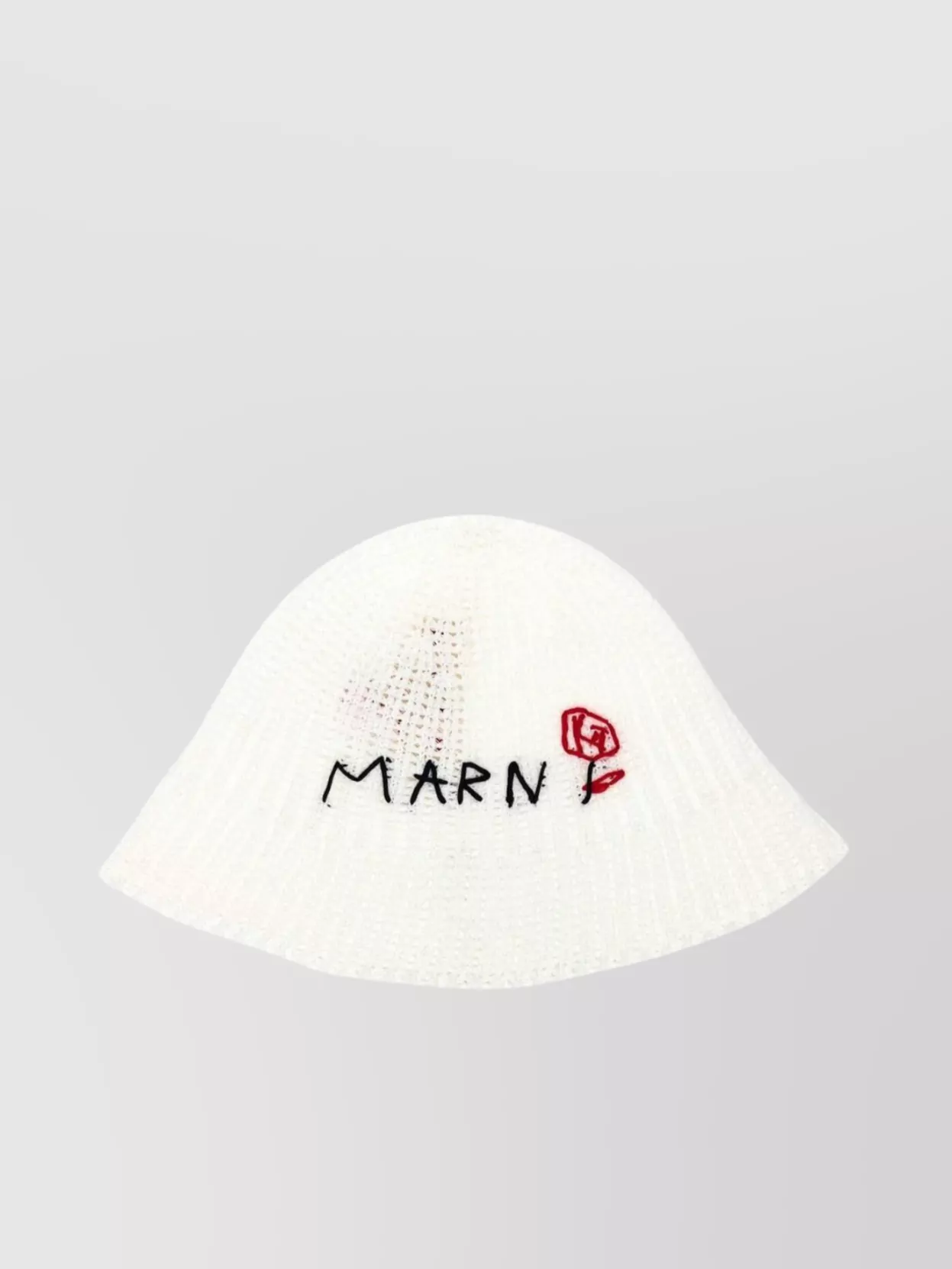 Shop Marni Crochet Bucket Hat Contrast Detailing