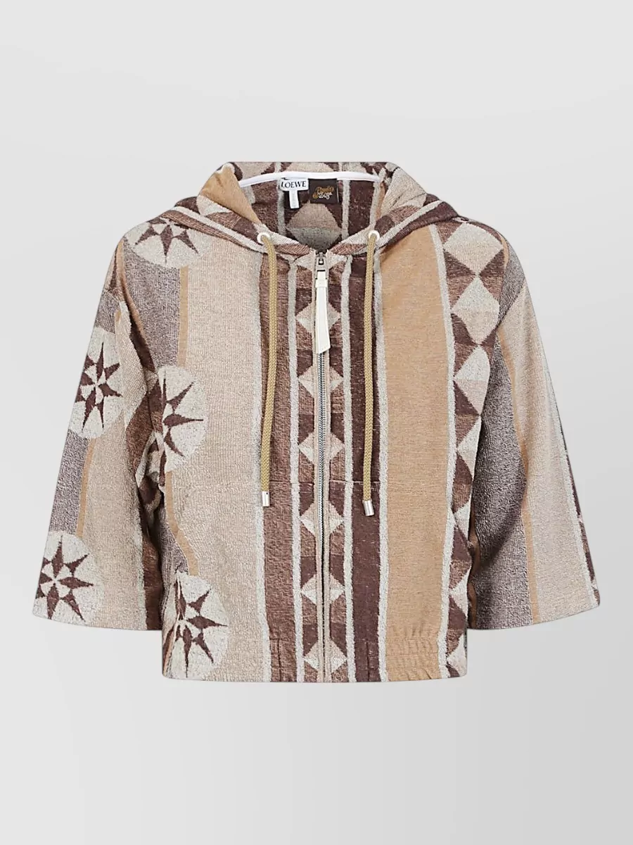 Loewe Paula's Ibiza Jacquard Cotton Hoodie