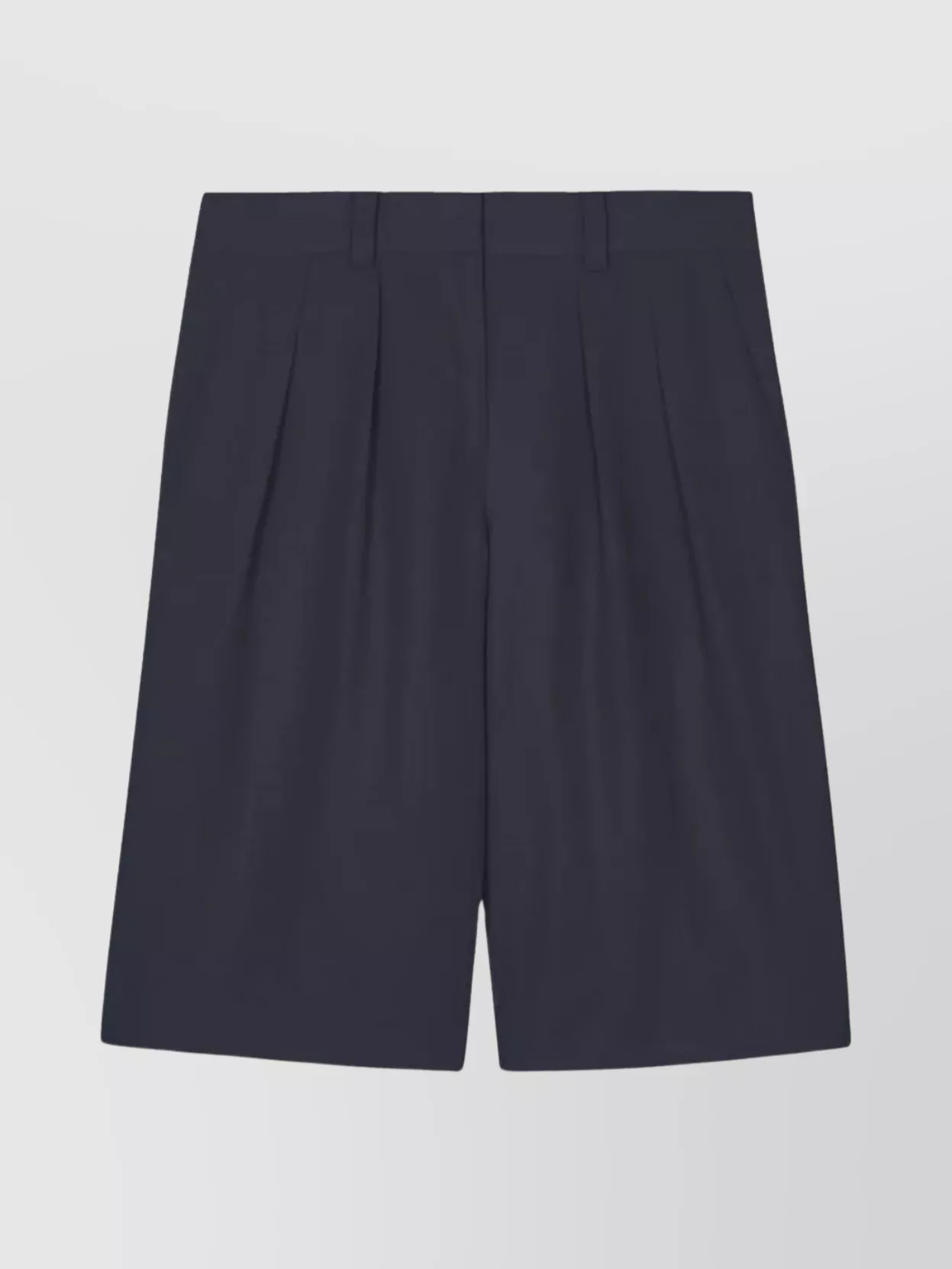 The Frankie Shop Bilbao Wool Blend High Waist Shorts