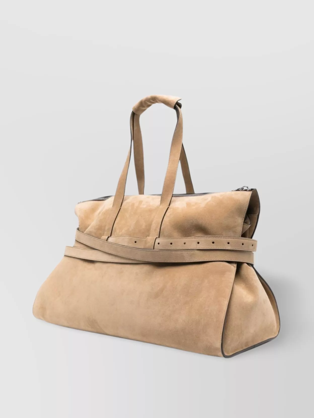 Moschino Tote Bag Suede Shoulder Strap