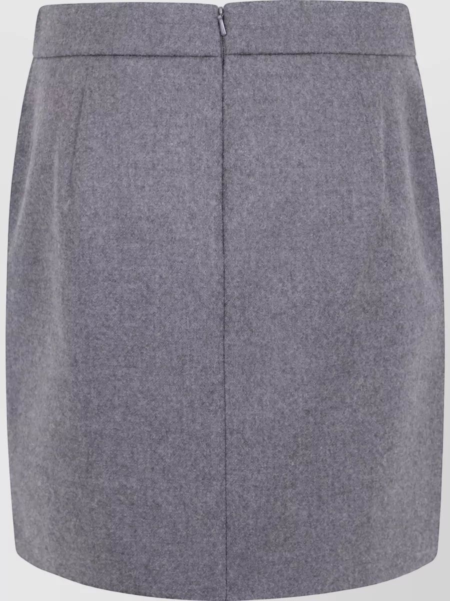 Max Mara Wool High-Rise Mini Skirt
