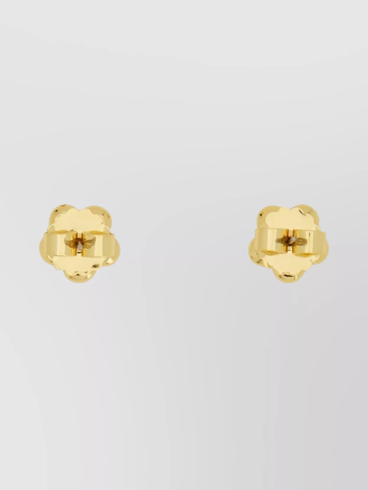 Marc Jacobs Floral Center Stud Earrings With Gold Finish