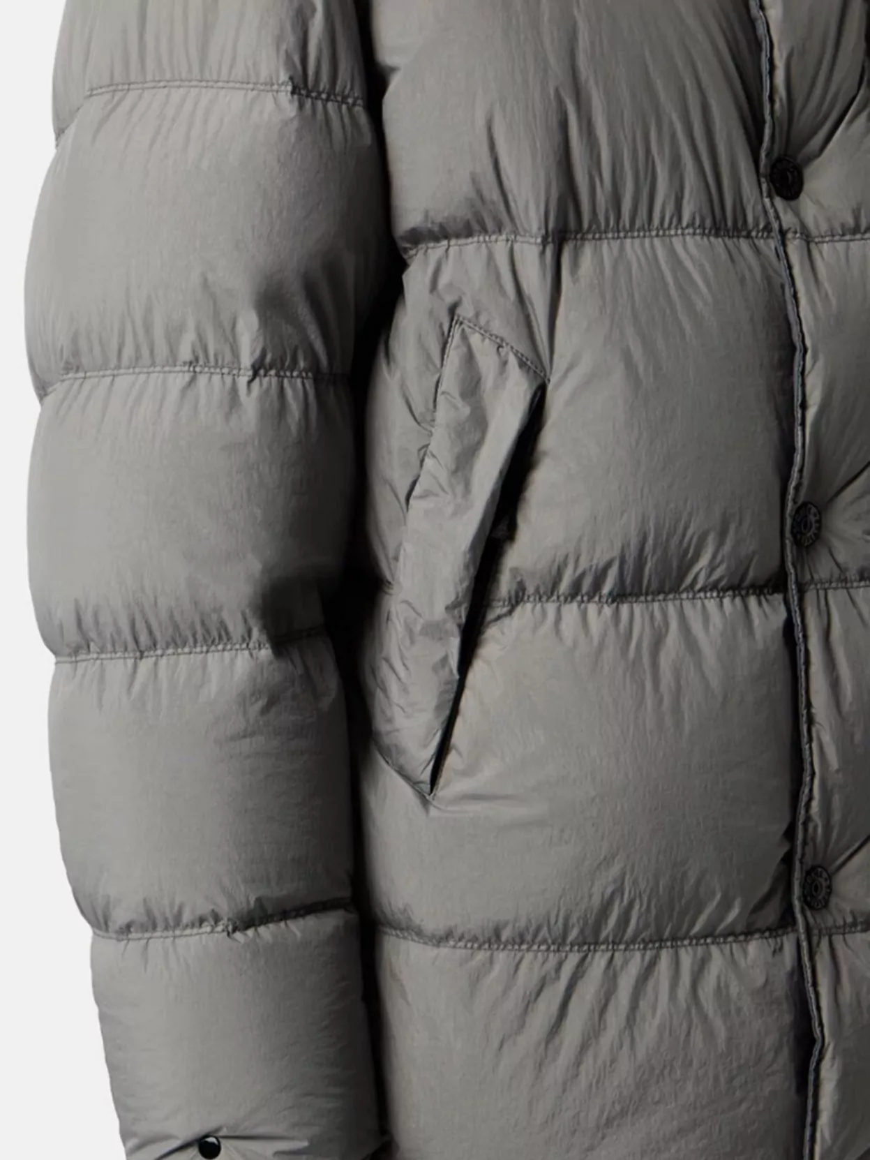 Stone Island Drawstring Hooded Down Parka