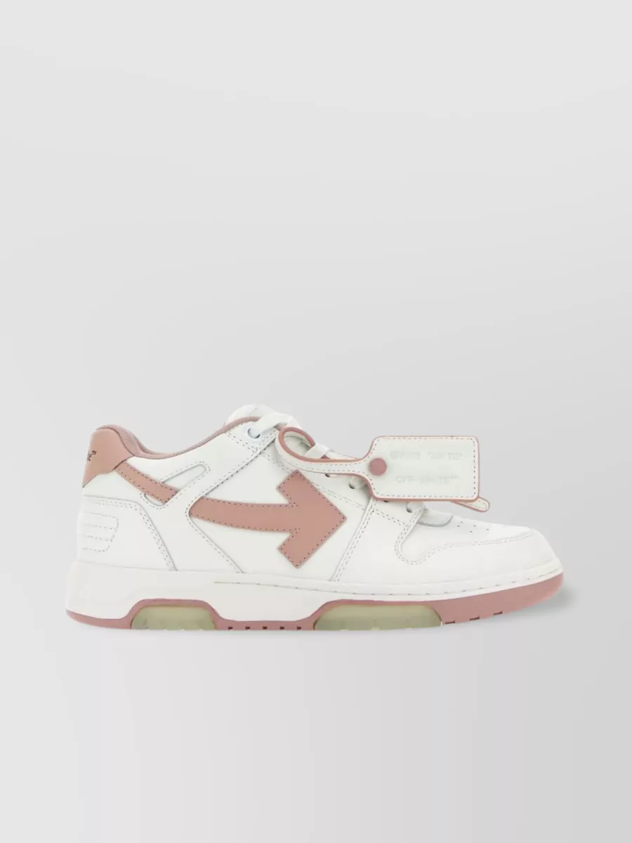 Shop Off-white Casual Leather Sneakers In White