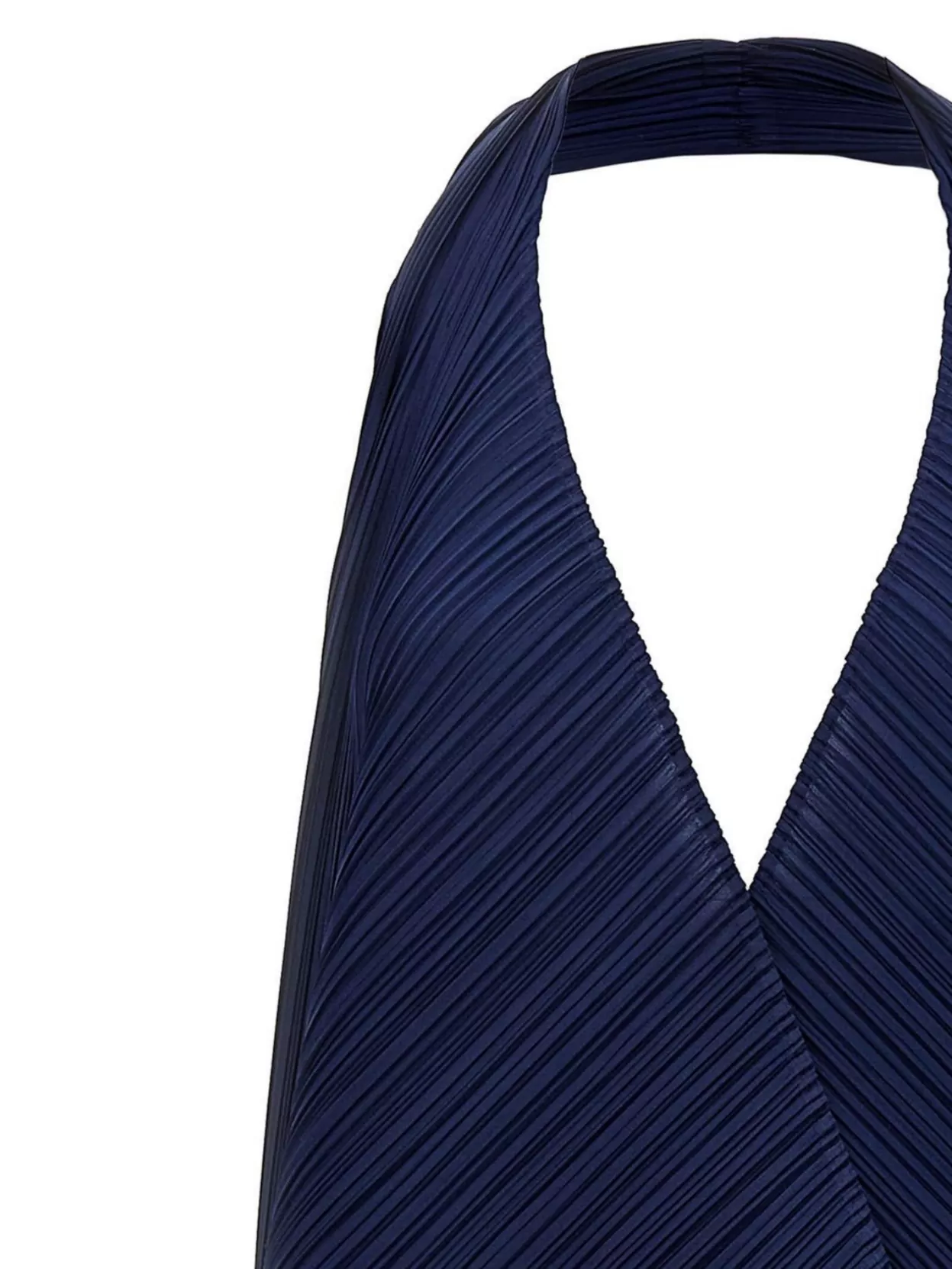 Issey Miyake Vest With Draped Halterneck And Sleeveless