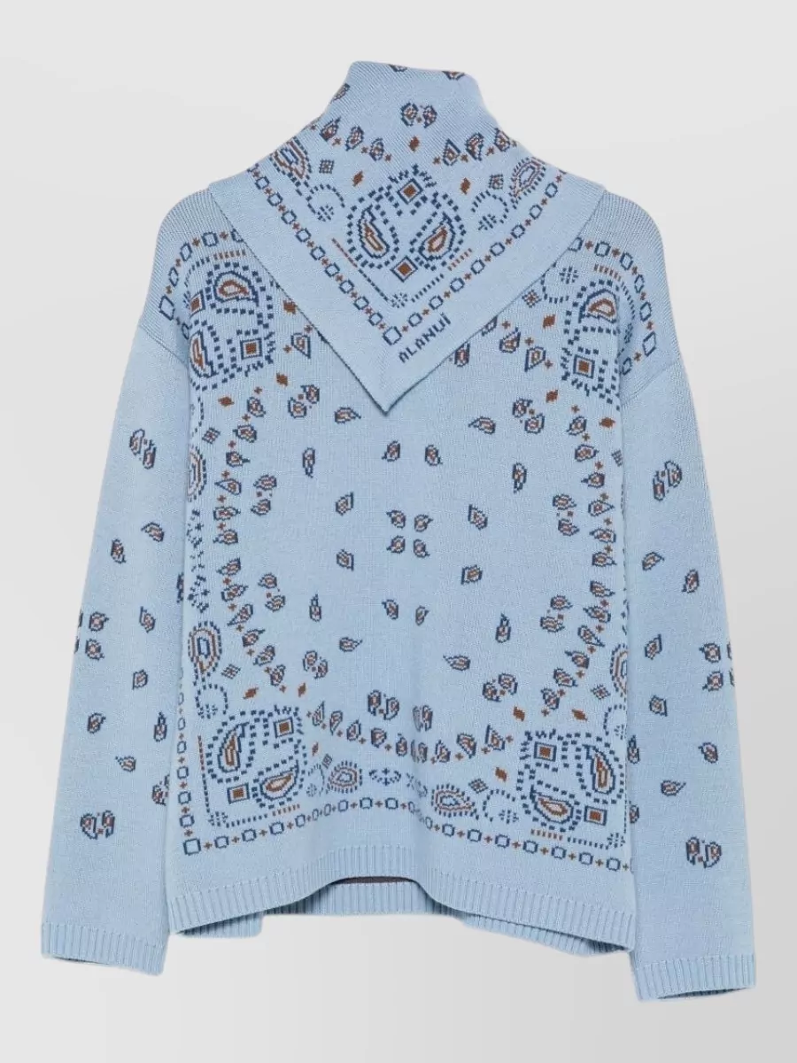 Alanui Virgin Wool Crewneck Sweatshirt