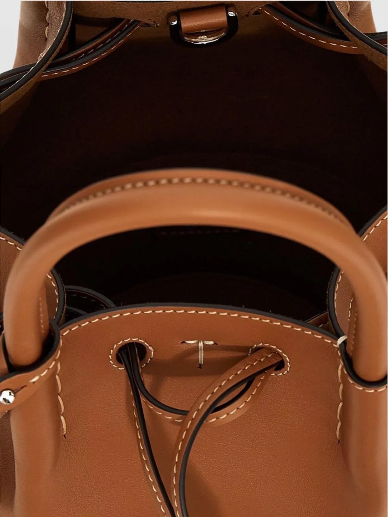 バッグ・カバンその他 Tod's MINI BUCKET BAG Woman BEIGE Tod's Di Bag Bucket Bag in Leather Mini with
