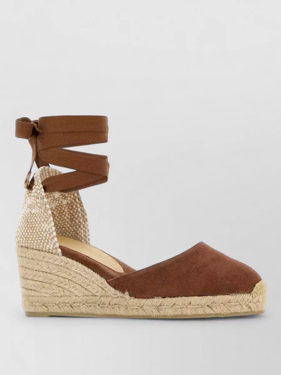 Castaner Canvas Wedge Sandals