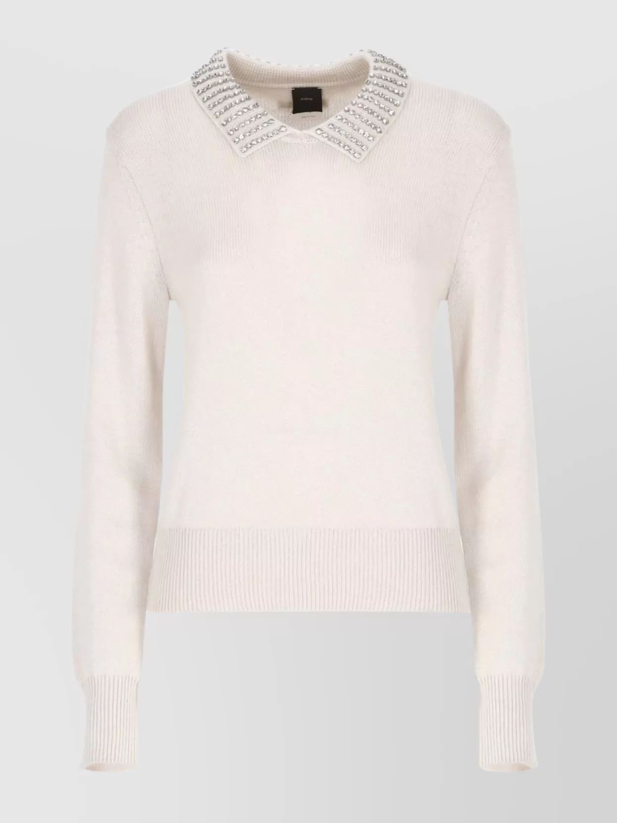 Pinko Knitwear crewneck embellished collar