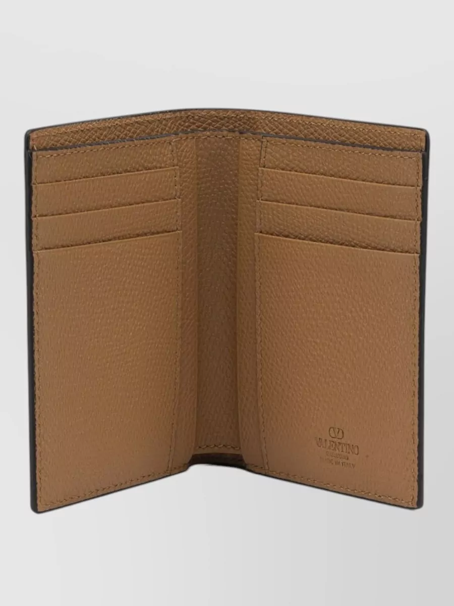 Valentino Garavani Vlogo Signature Card Holder Cat Stripes