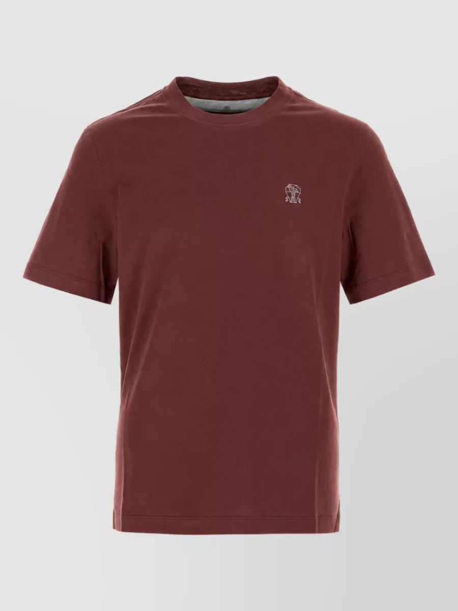 Brunello Cucinelli Cotton Logo T-Shirt
