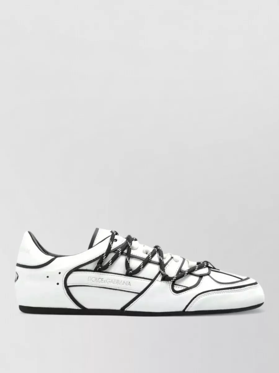 Dolce&Gabbana Leather Low-Top Sneakers