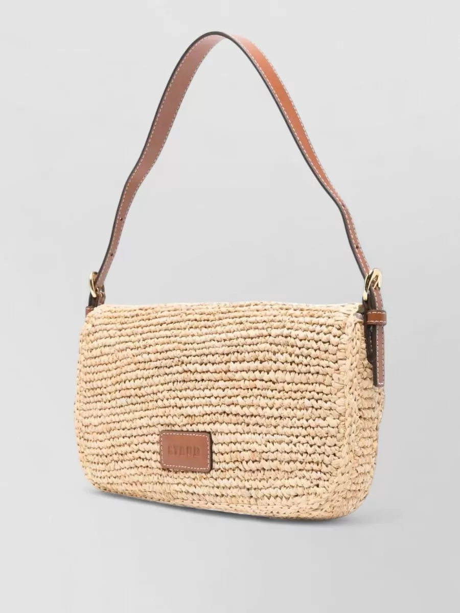 Staud Raffia Shoulder Bag