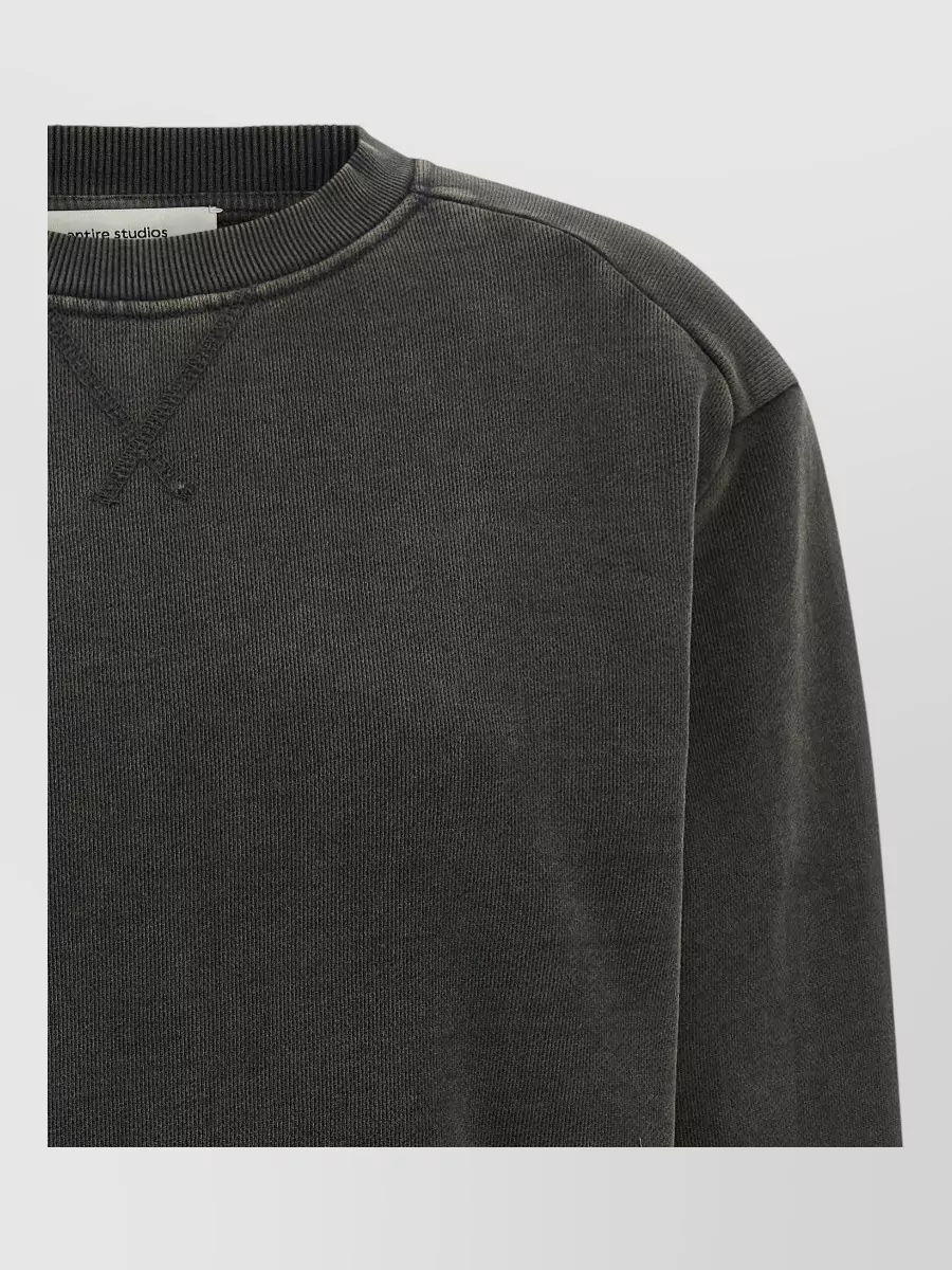Entire Studios Ribbed Boxy-Fit Crewneck Sweatshirt