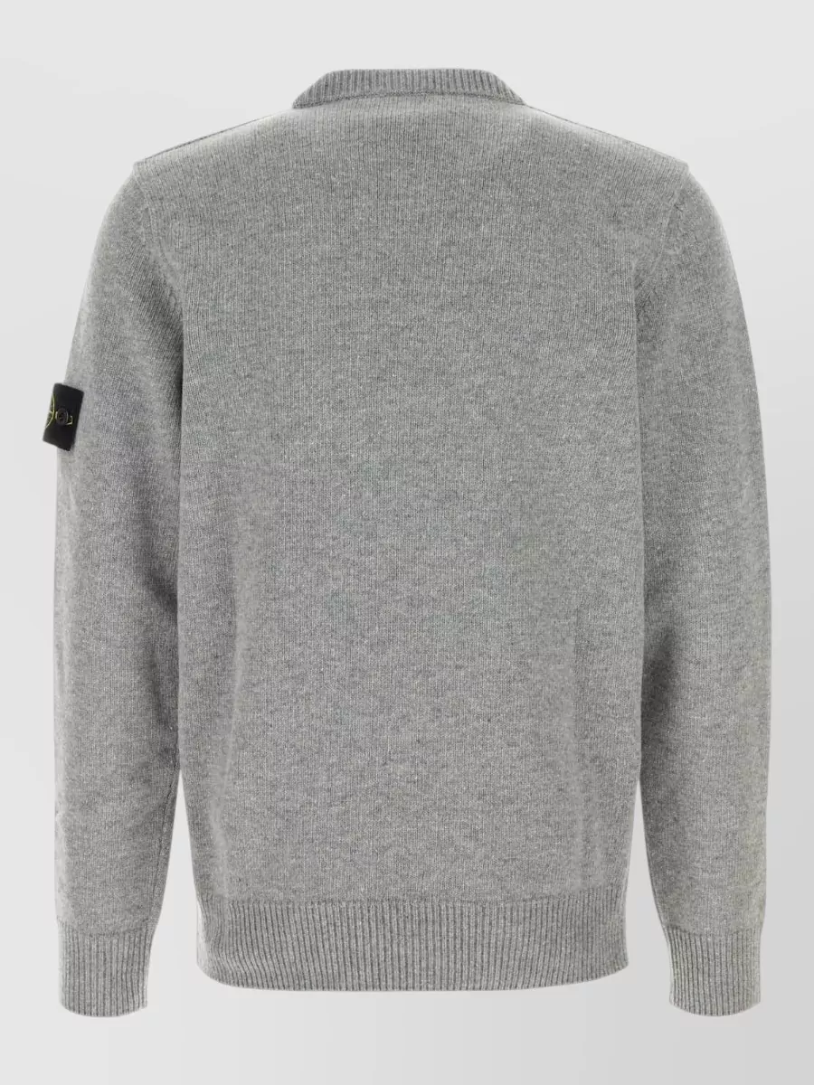 Stone Island Ribbed Crewneck Sweater