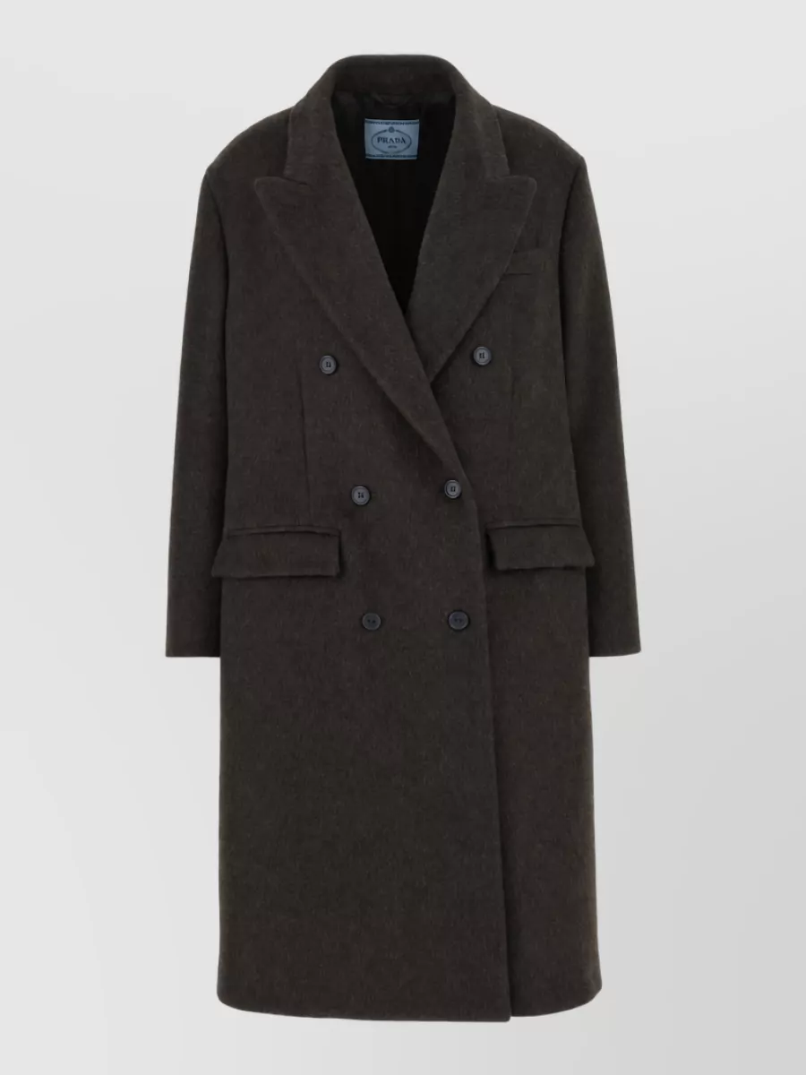 Prada wool blend coat