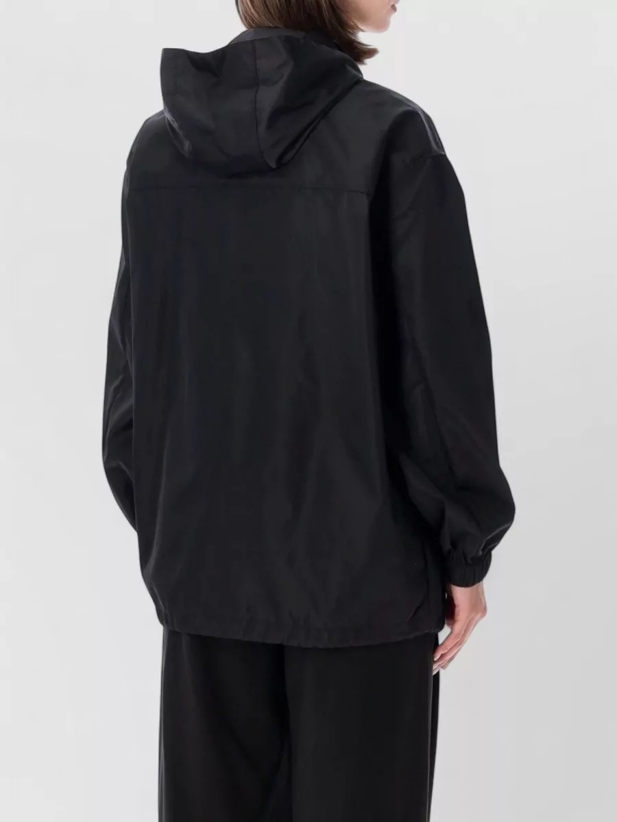 Prada Recycled Nylon Hooded Parka Coat