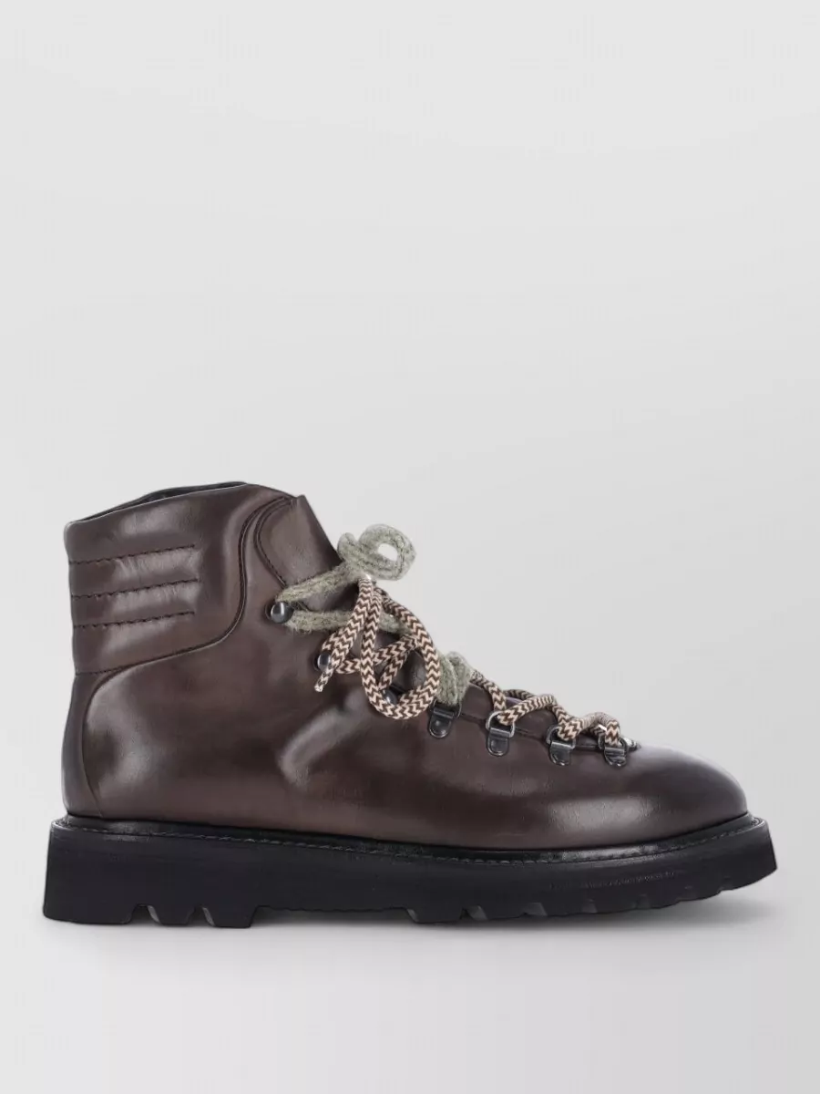 Premiata Leather Ankle Boots