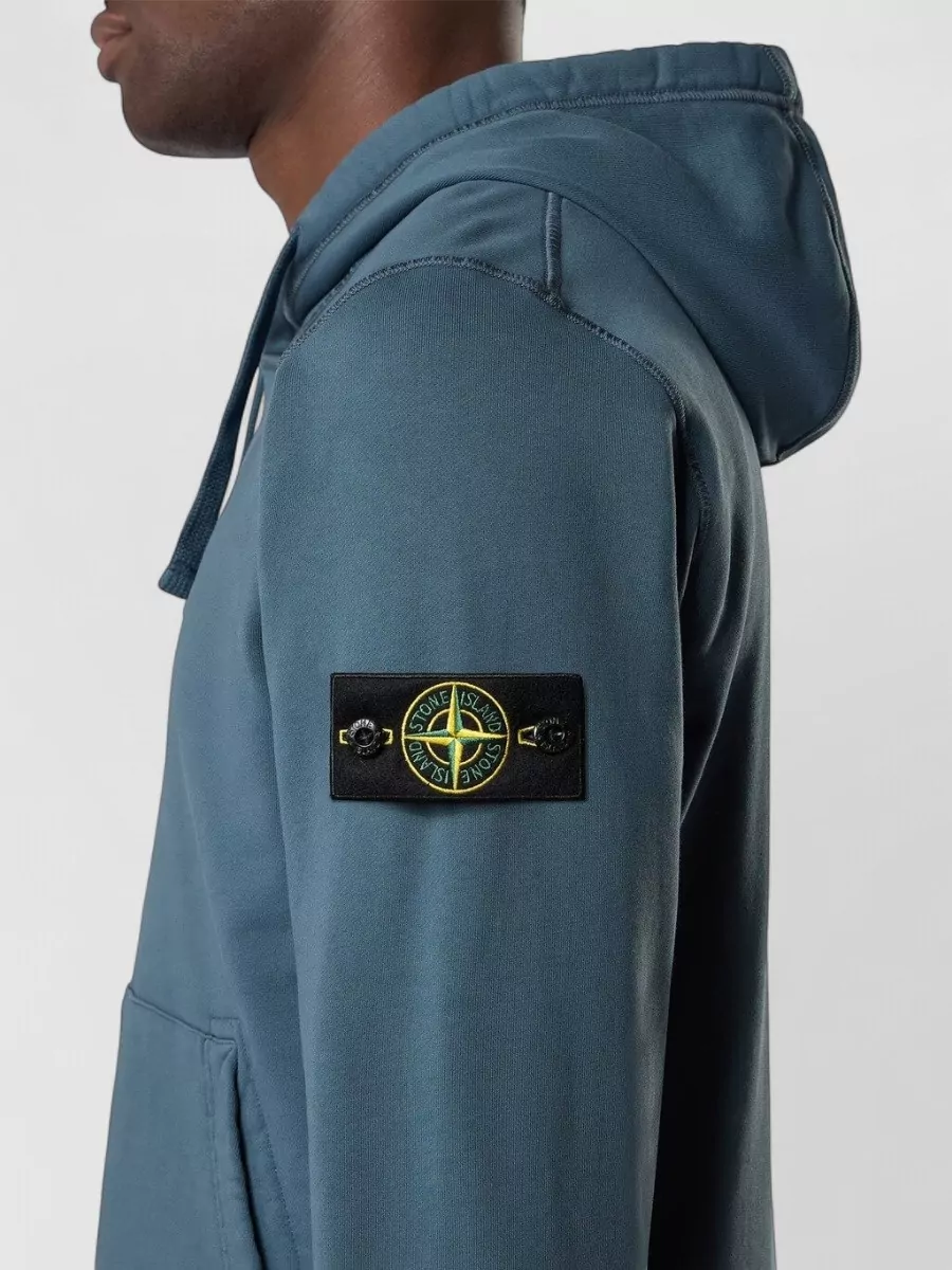 Stone Island Cotton Ribbed-Cuff Sweatshirt